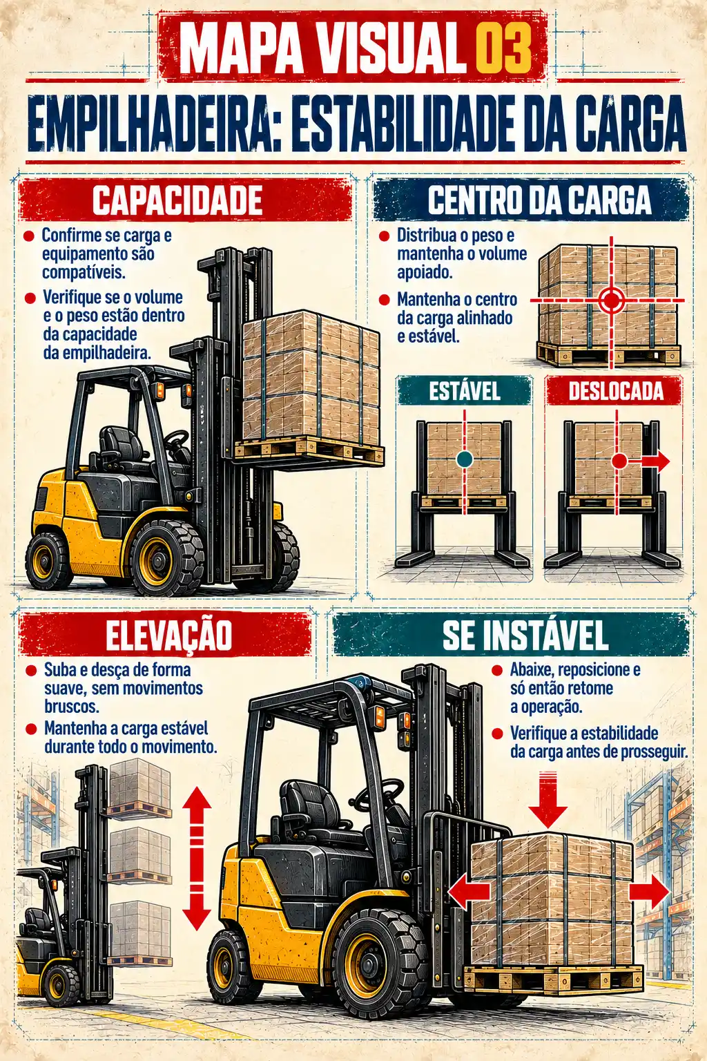Prévia da ficha Empilhadeira Estabilidade da Carga