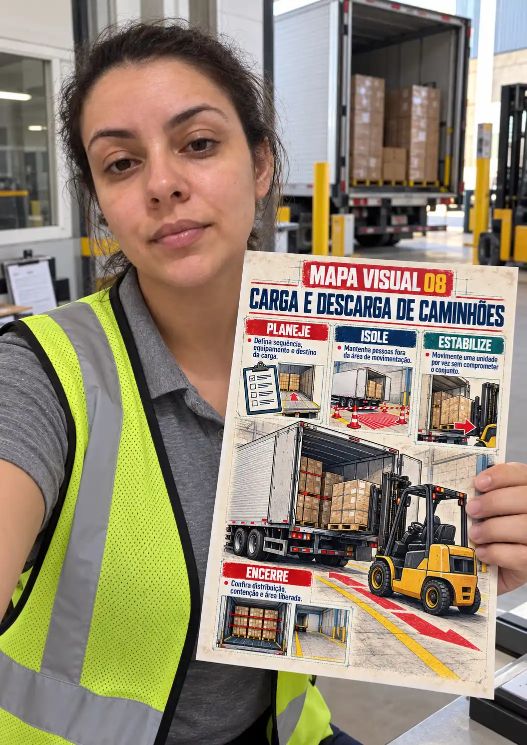 Material visual sendo usado em situação prática 4
