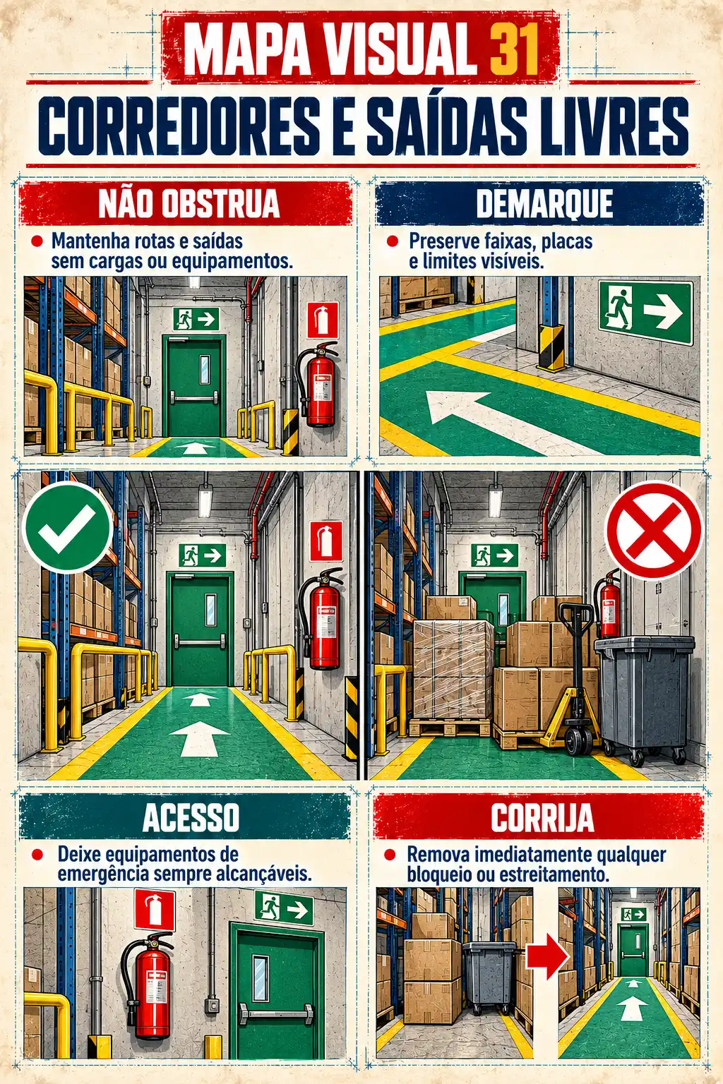 Prévia da ficha Corredores e Saídas Livres